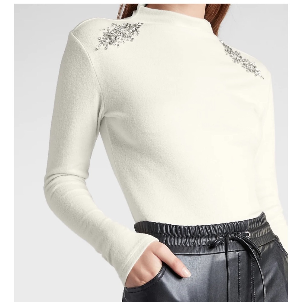 New with tags Express mock neck sweater